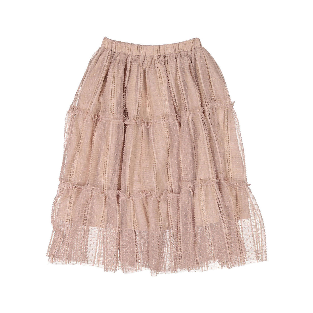 Christina Rohde Mauve Tulle Dot Skirt