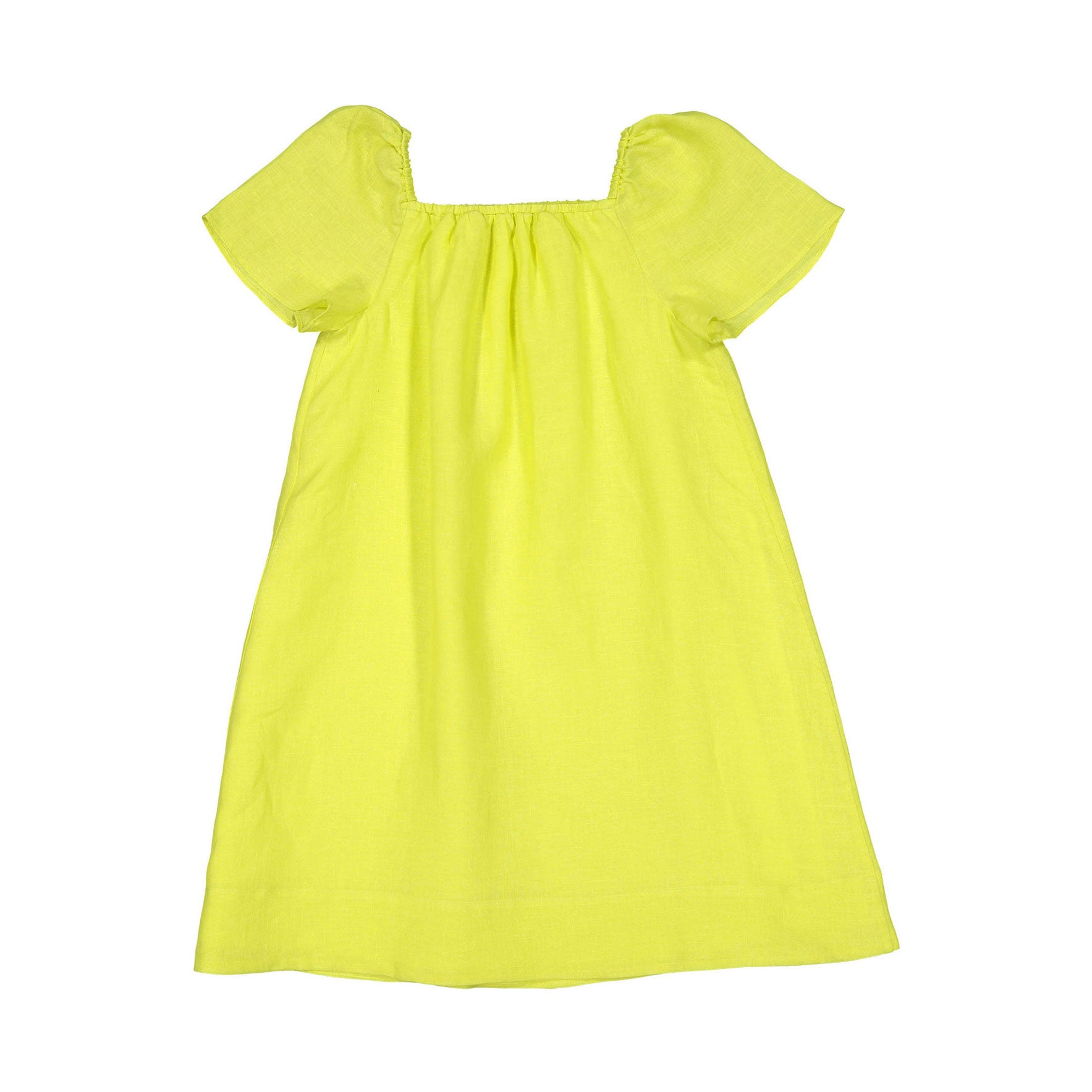 Bonpoint Acid Yellow Ariel Midi Dress – Ladida