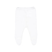 Pequeno TOCON White Baby Pants With Feet