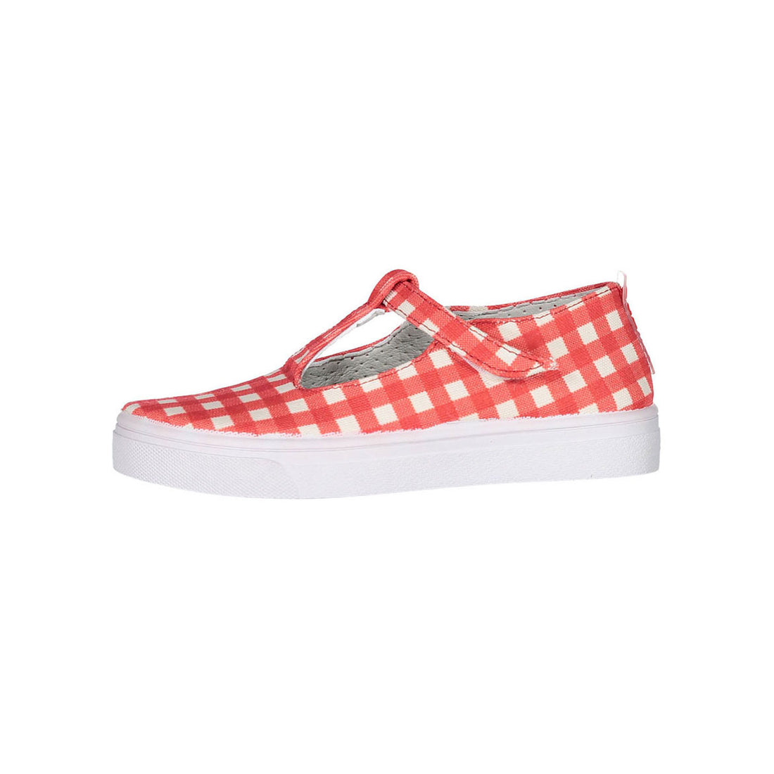 AKIDO Red Gingham Caleb T-straps