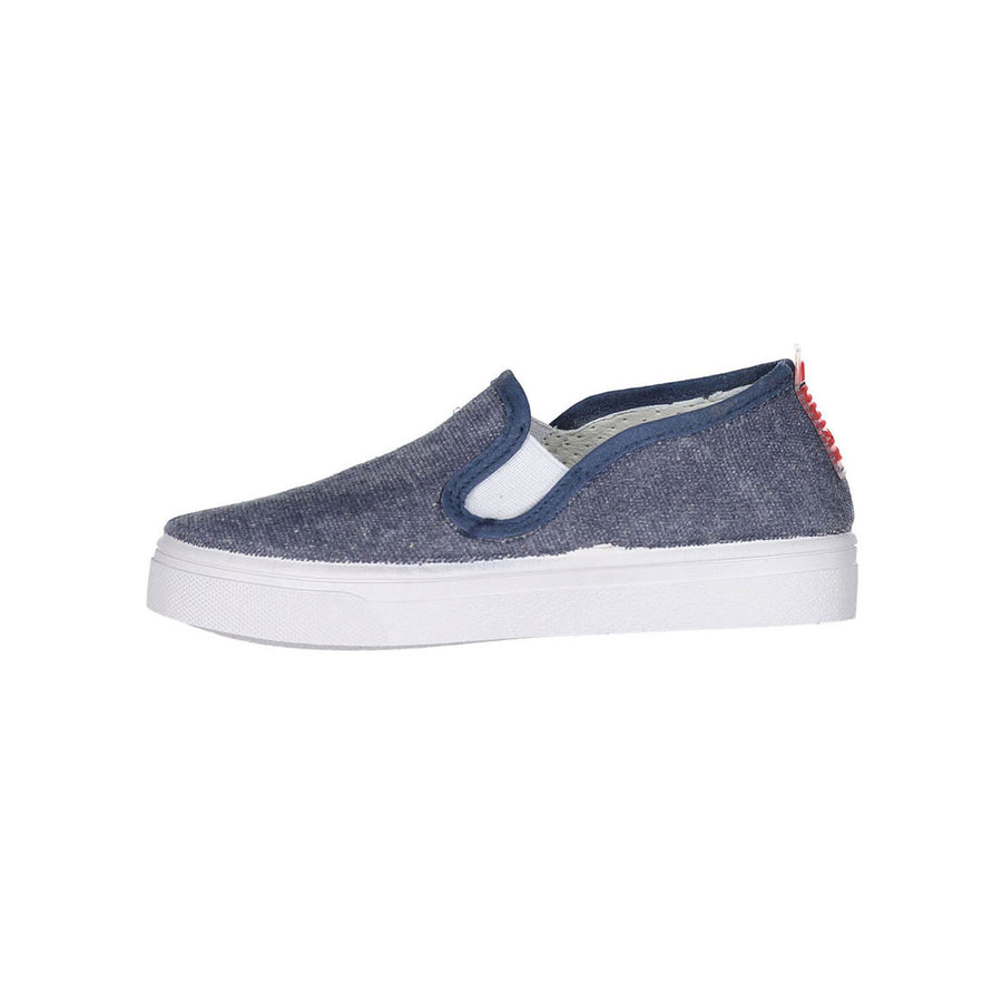 AKIDO Navy Organic Landon Slip Ons