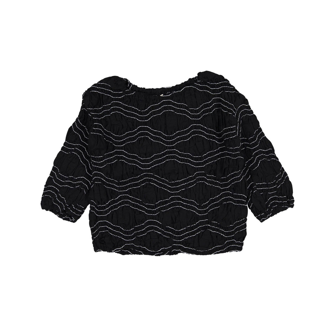 Nunubiel Wave Blouse - Black