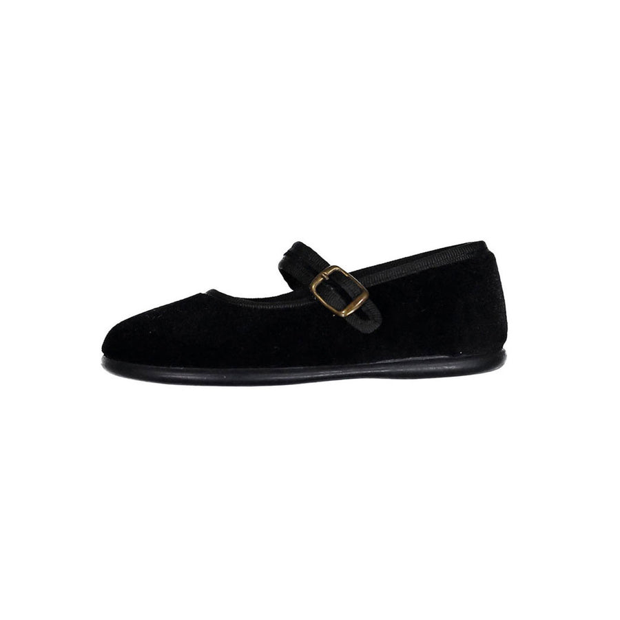 Childrenchic Black Velvet Mary jane with buckle – Ladida