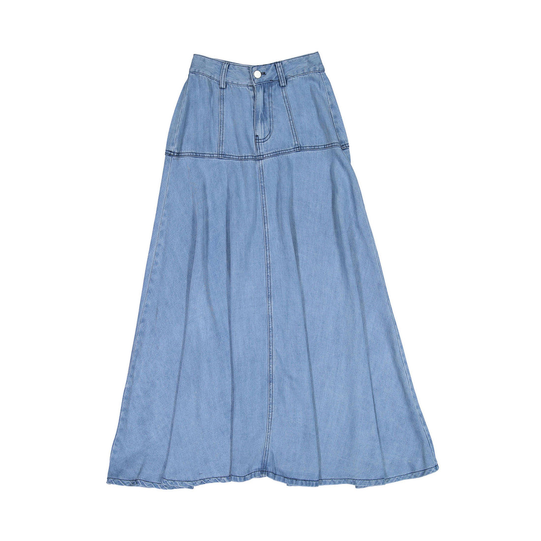 Ava Jeans Denim Tencel Maxi Skirt