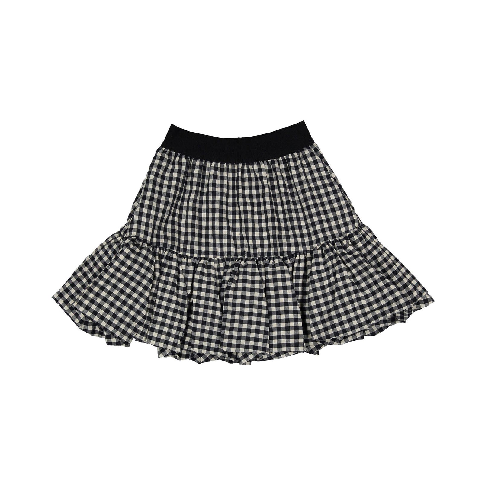 Unlabel Milk/Black Check Blessed Skirt – Ladida