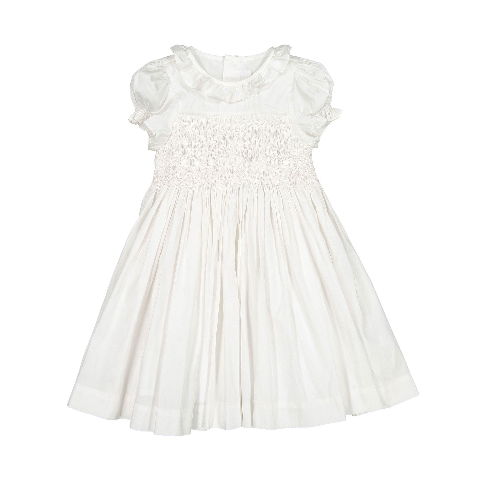 Antoinette Paris White Colombe Soft French Silk Dress – Ladida