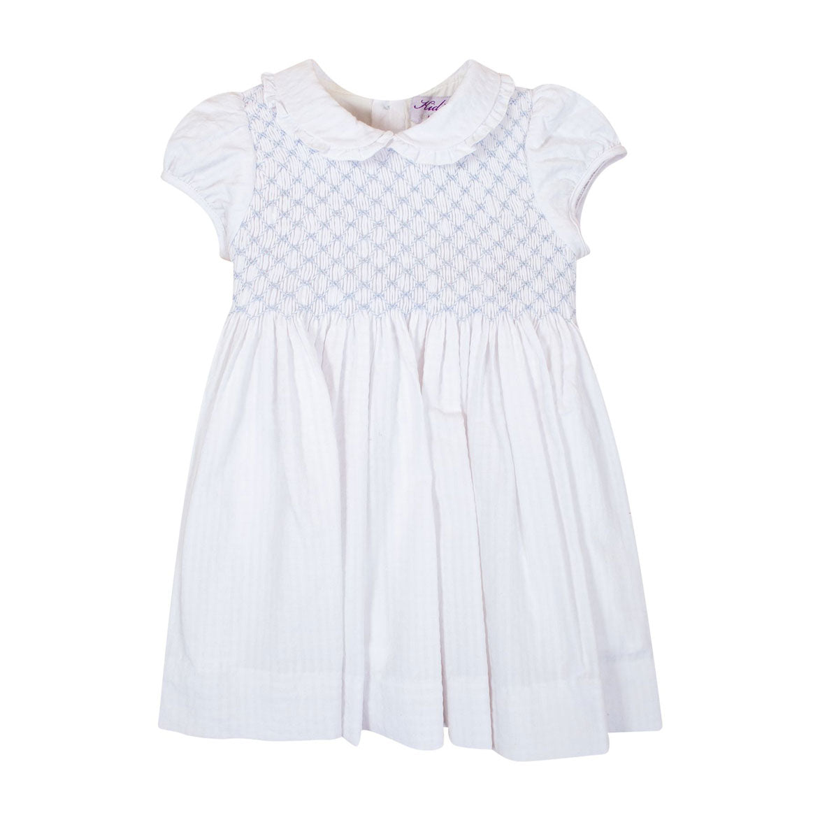 Kidiwi White Seersucker Loraine Dress – Ladida