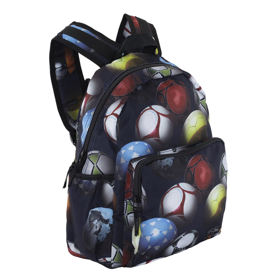 Molo Footballs Blue Big Backpack