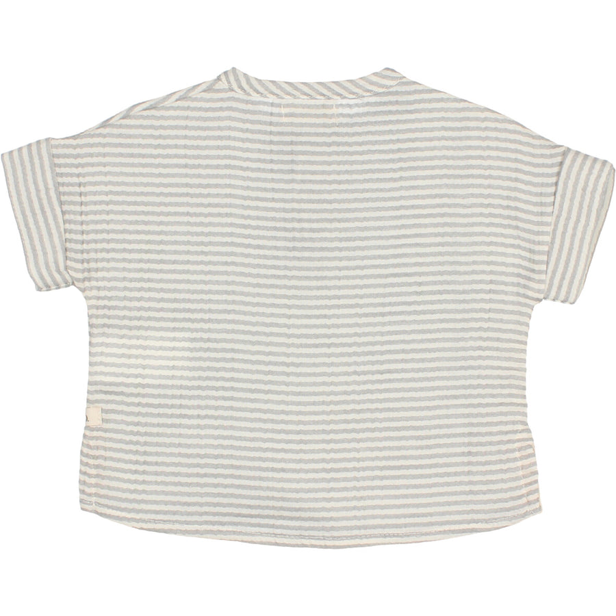 Buho Light Grey Stripes Baby Shirt