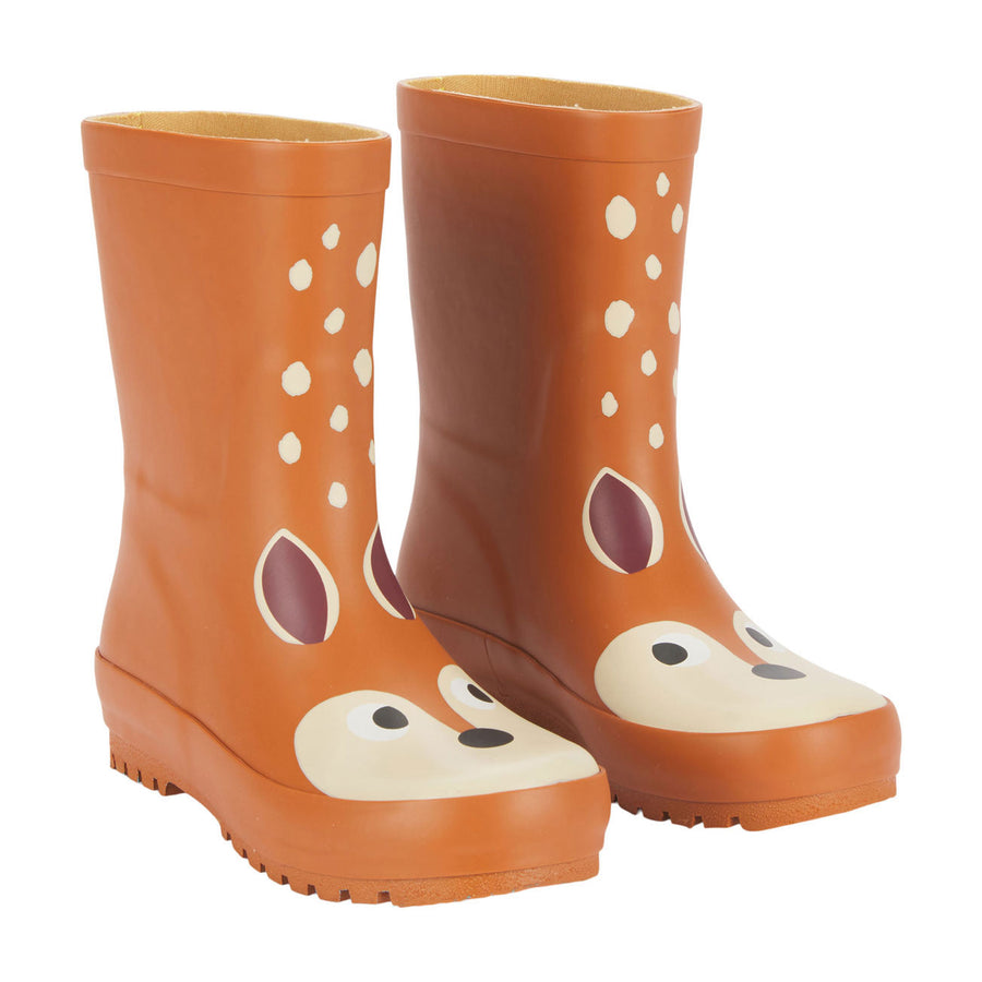 Stella McCartney Kid Rain Boots With Deer Print