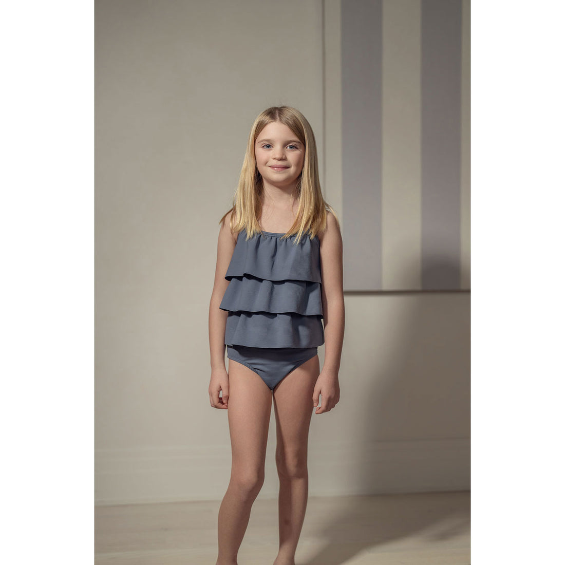 Coco Blanc Blue Girls Swimsuit