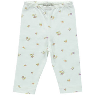 Bebe Organic Violet Flowers Adele Baby Leggings