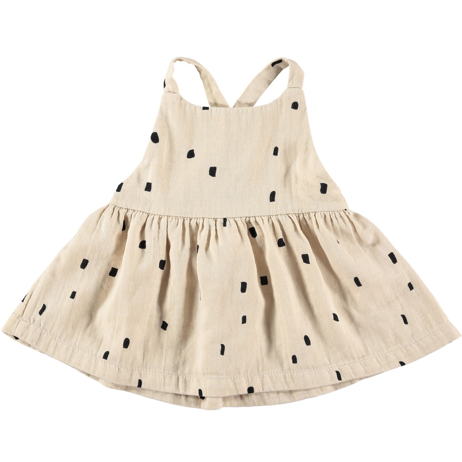 Mini Sibling Oatmeal Confetti Dress