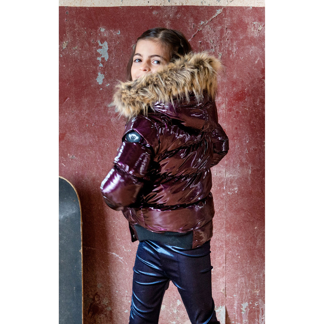 Appaman Burgundy Kyla Puffer Coat