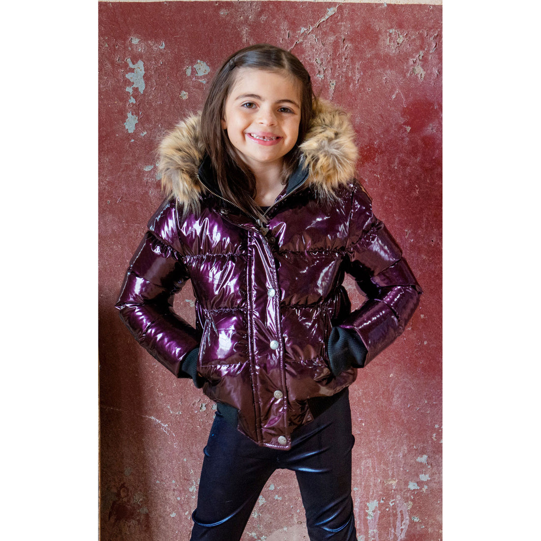 Appaman Burgundy Kyla Puffer Coat