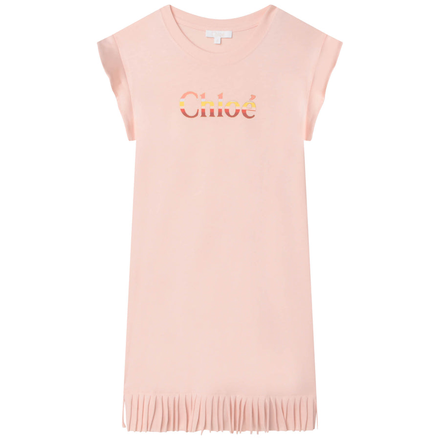 Chloe Pink Logo Dress