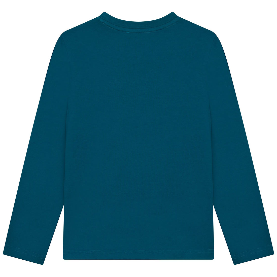 DKNY Teal Blue  Long Sleeves Logo Tee