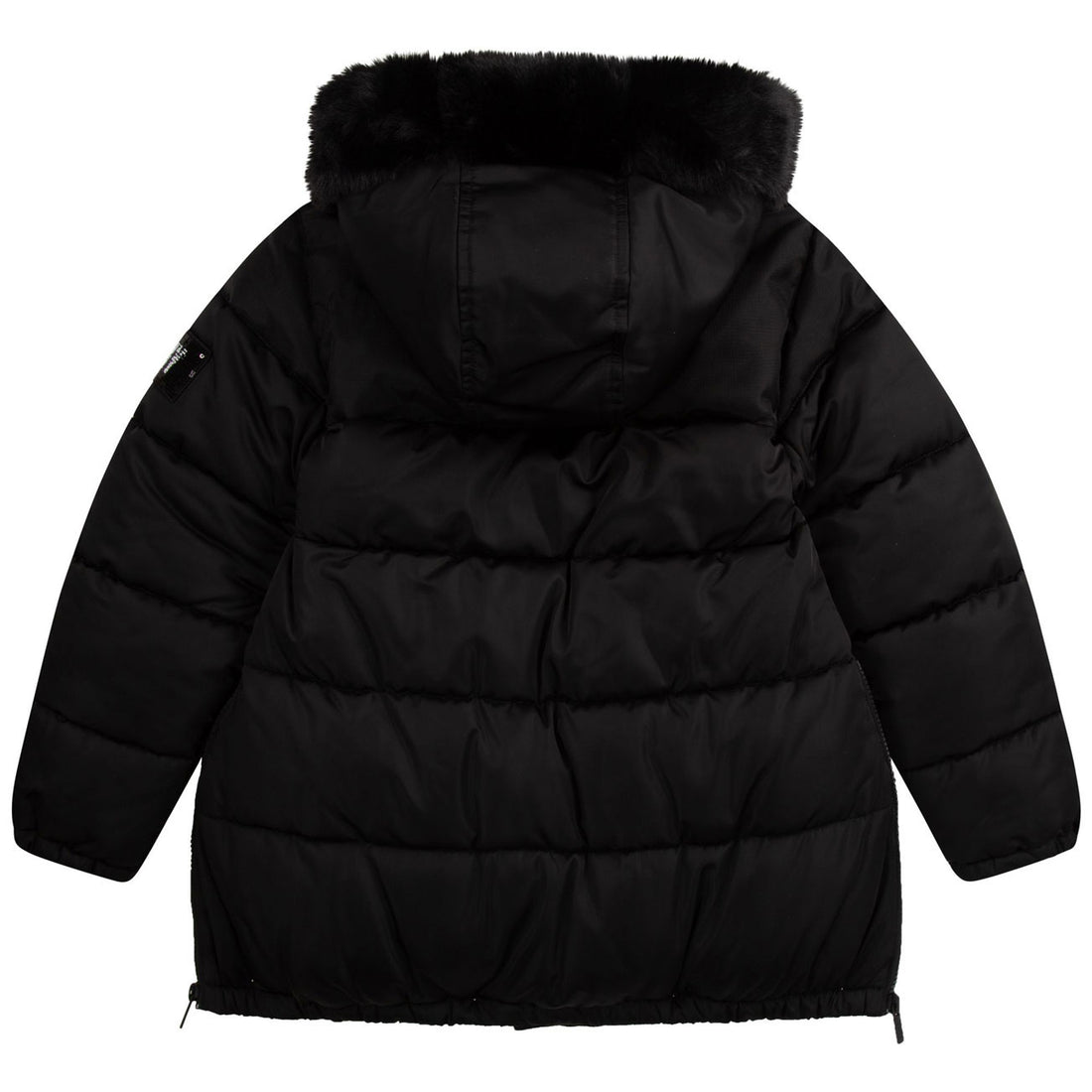 DKNY Black Big Pockets Puffer Jacket