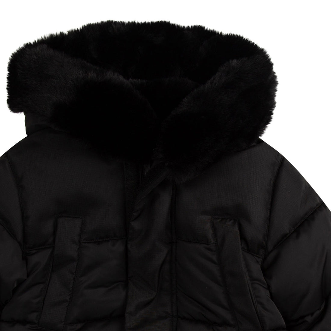 DKNY Black Big Pockets Puffer Jacket