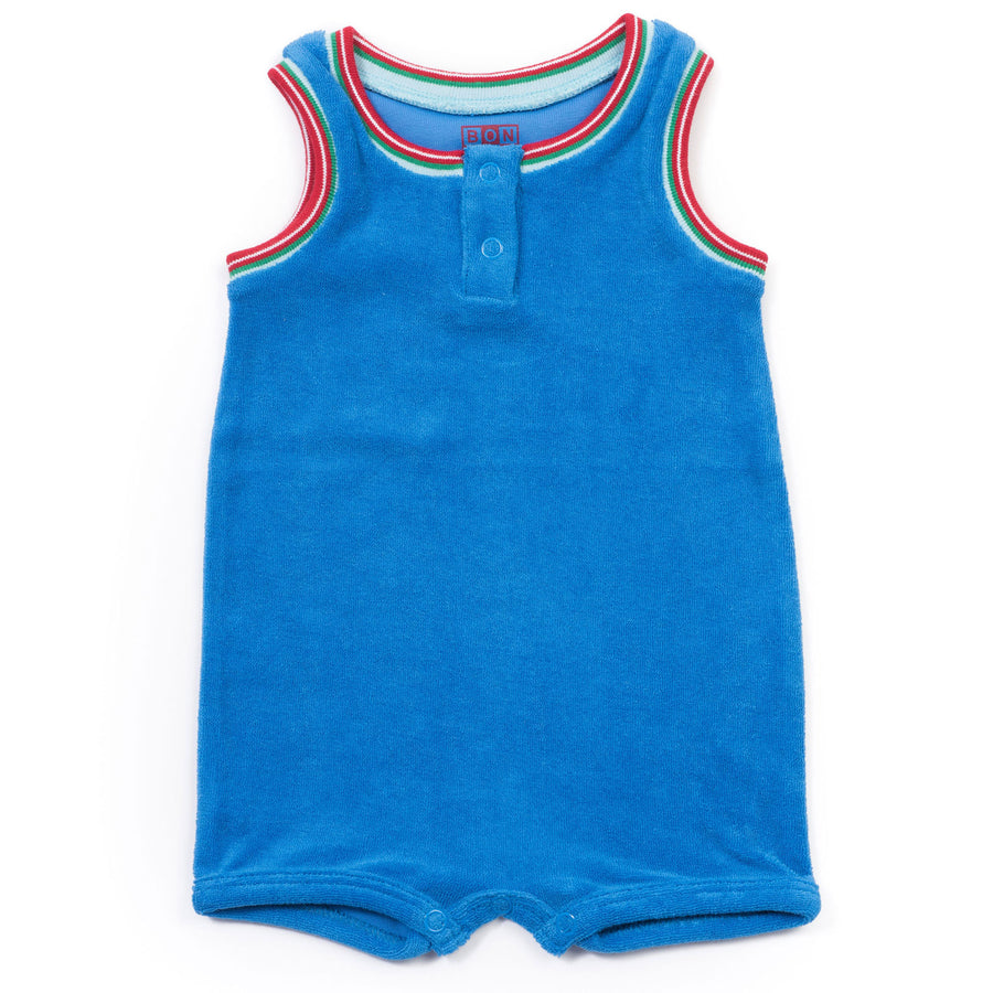 Bonton Victoria Blue Tennis Romper