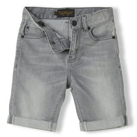 Finger in the Nose Light Grey Denim Edmond Shorts