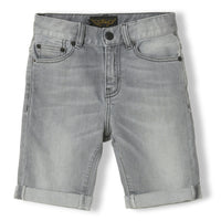 Finger in the Nose Light Grey Denim Edmond Shorts