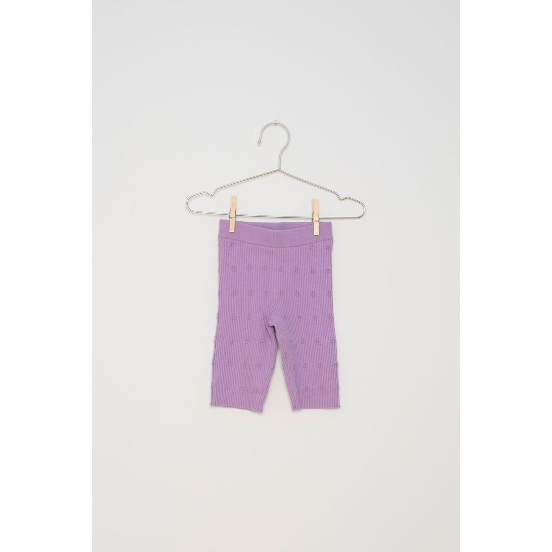 Fish and Kids Lilac Basic Rib Shorts