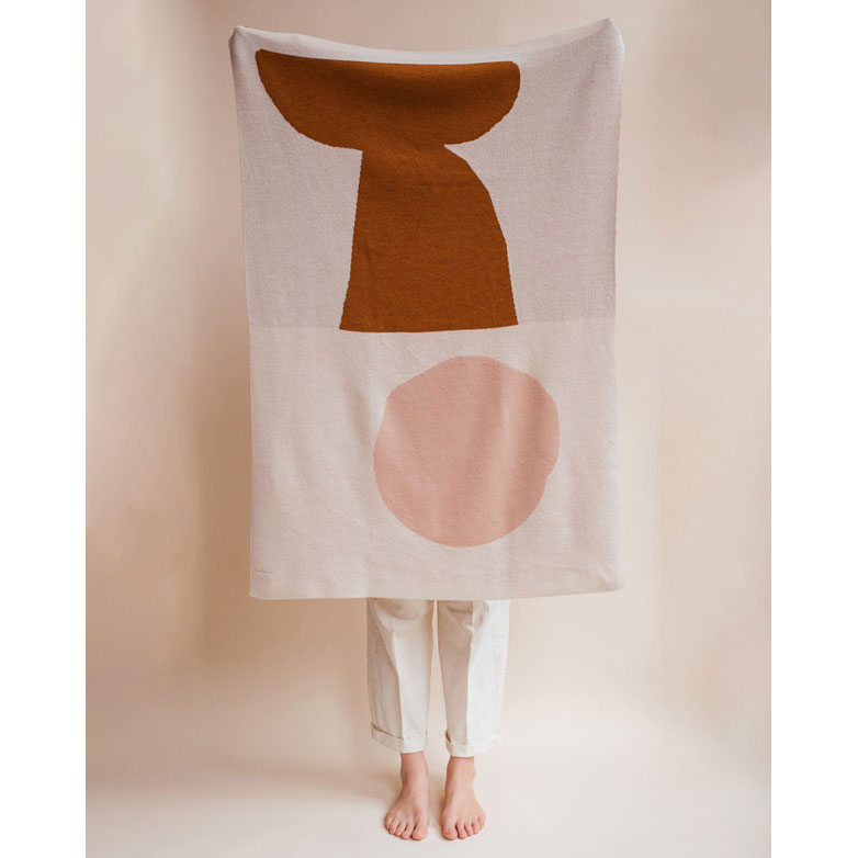 Hvid Apricot Folie Blanket