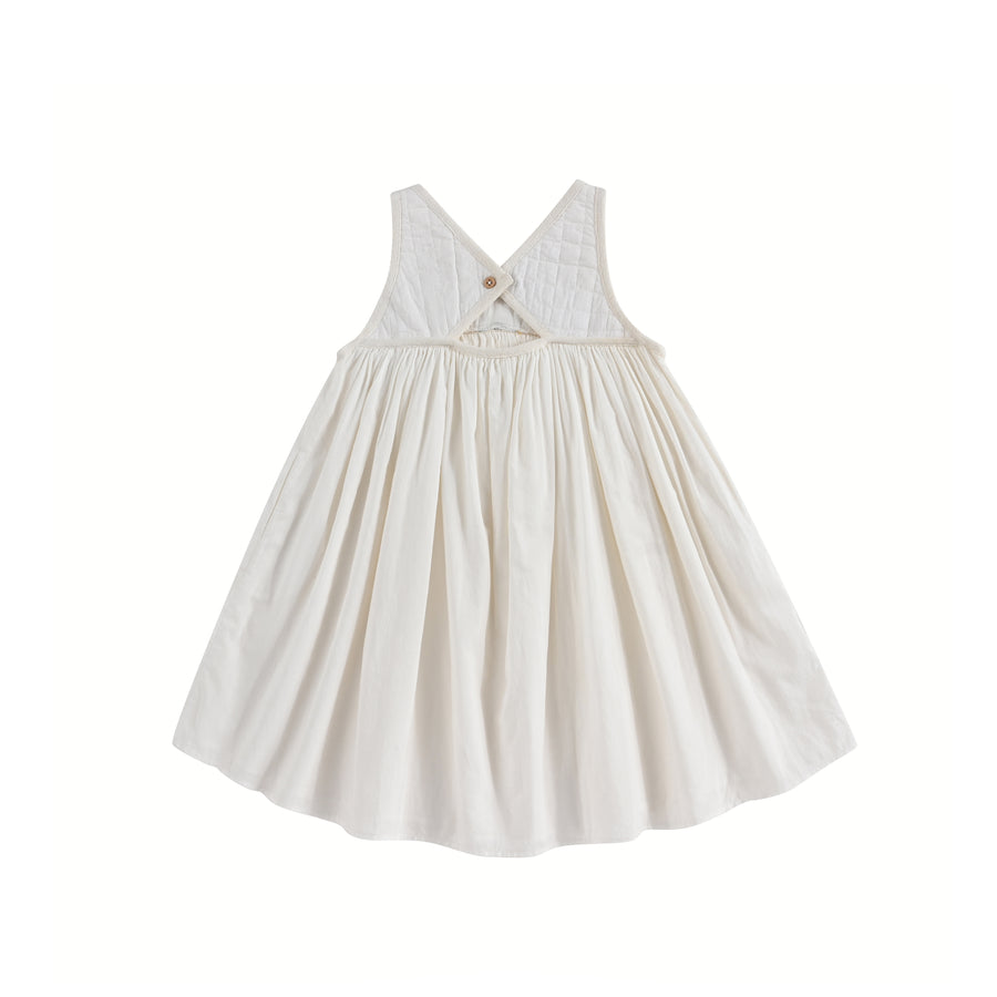 Louise Misha Cream Meli Dress