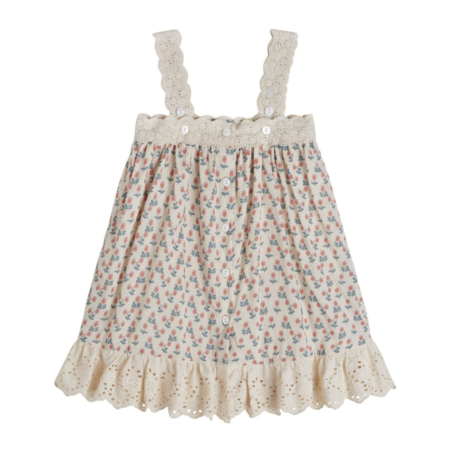 Little Cotton Clothes Calico Floral Greta Pinafore – Ladida