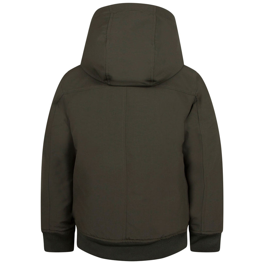 Hugo Boss Forest Green Hooded Parka