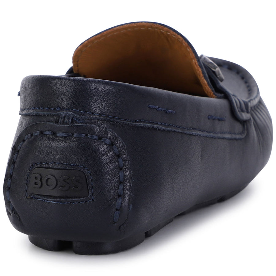 Hugo Boss Navy Moccasin