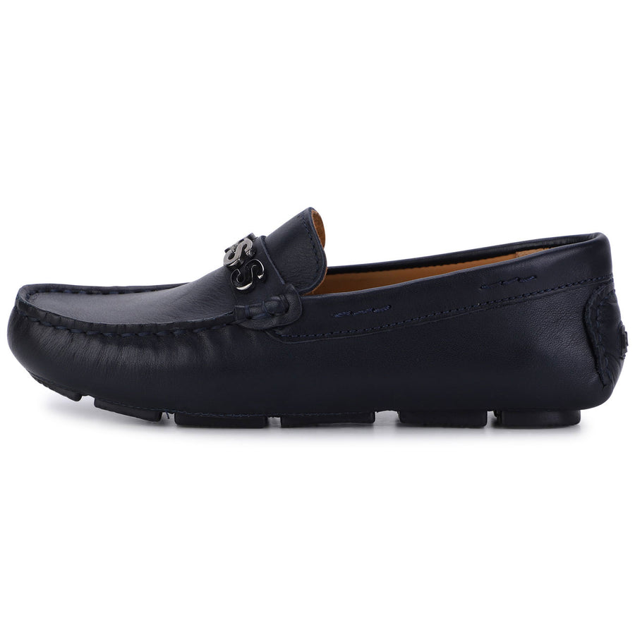 Hugo Boss Navy Moccasin