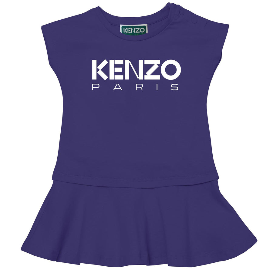 Kenzo Blue Kenzo Paris Jersey Dress