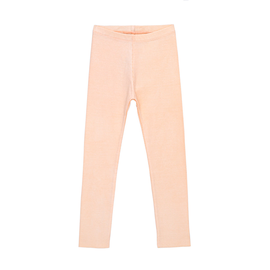 Little Hedonist Peach Bloom Baby Rib Legging