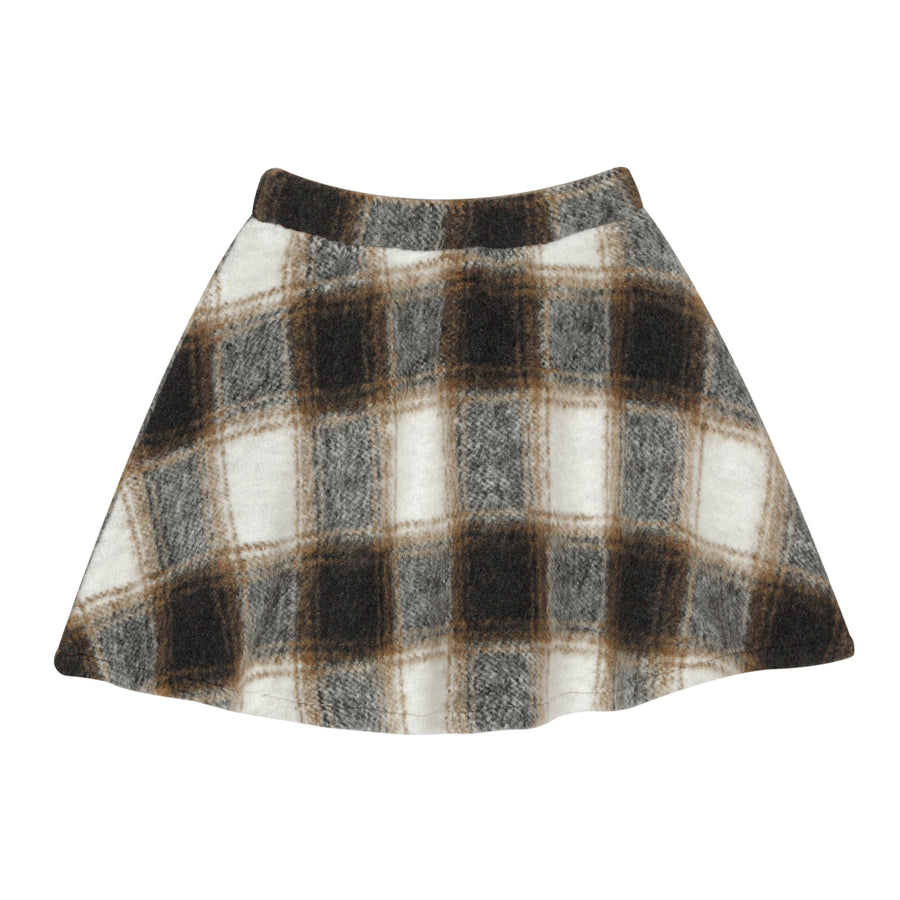 Little Hedonist Flanel Jacquard Pleated Mesa Skirt