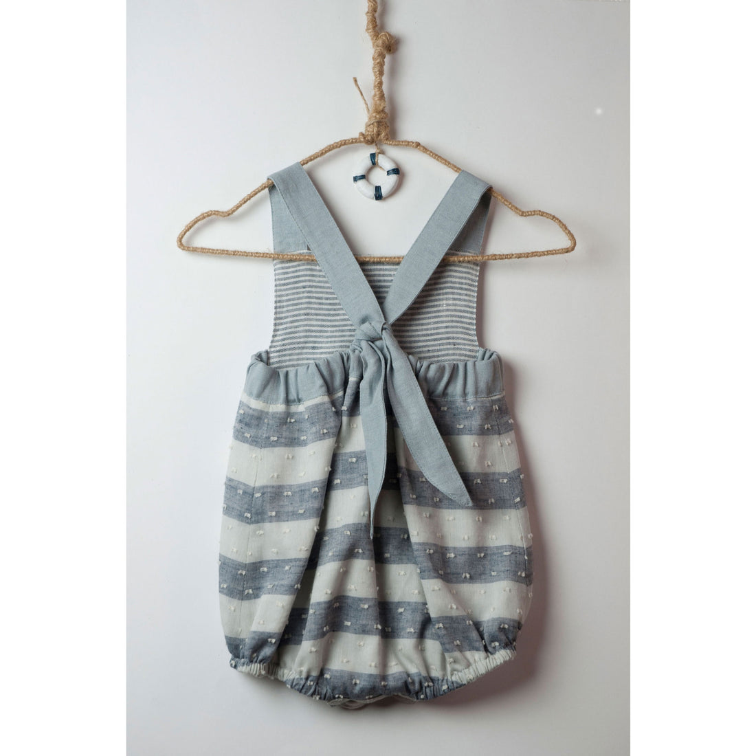 Popelin Sailor Striped Reversible Dunagrees