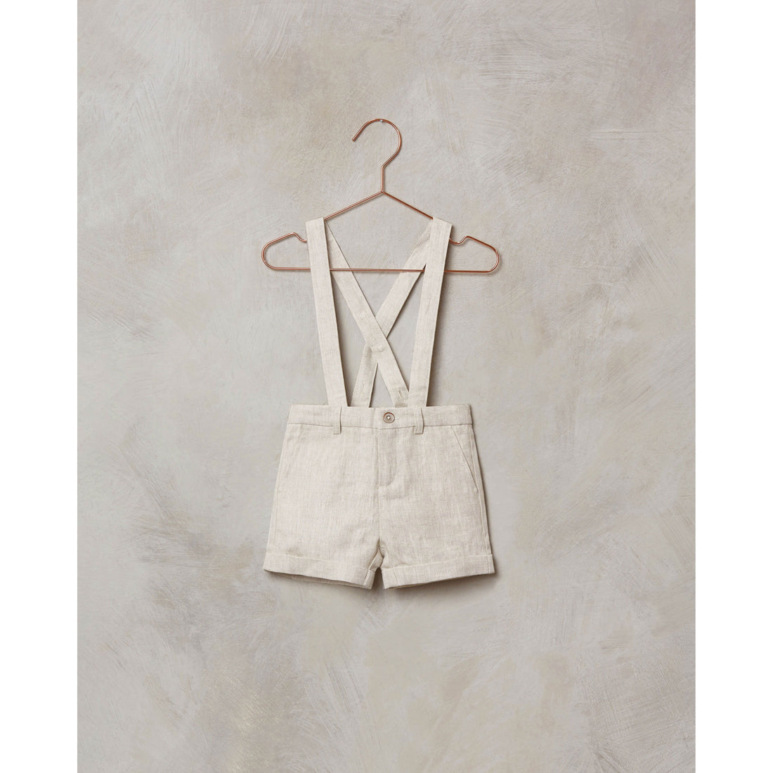 Noralee Suspender Shorts | Linen