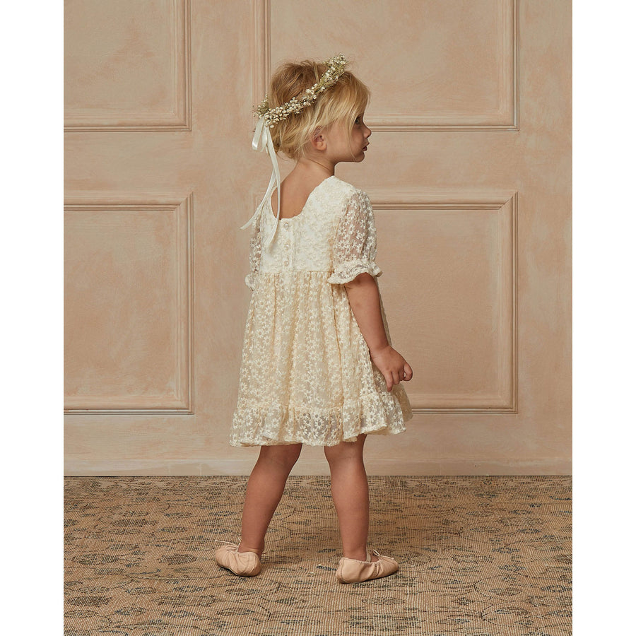 Noralee Natural Quinn Dress | Natural Floral Lace