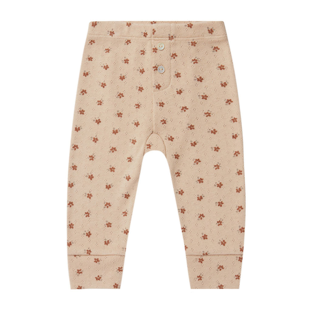 Quincy Mae Pointelle Leggings | Blush