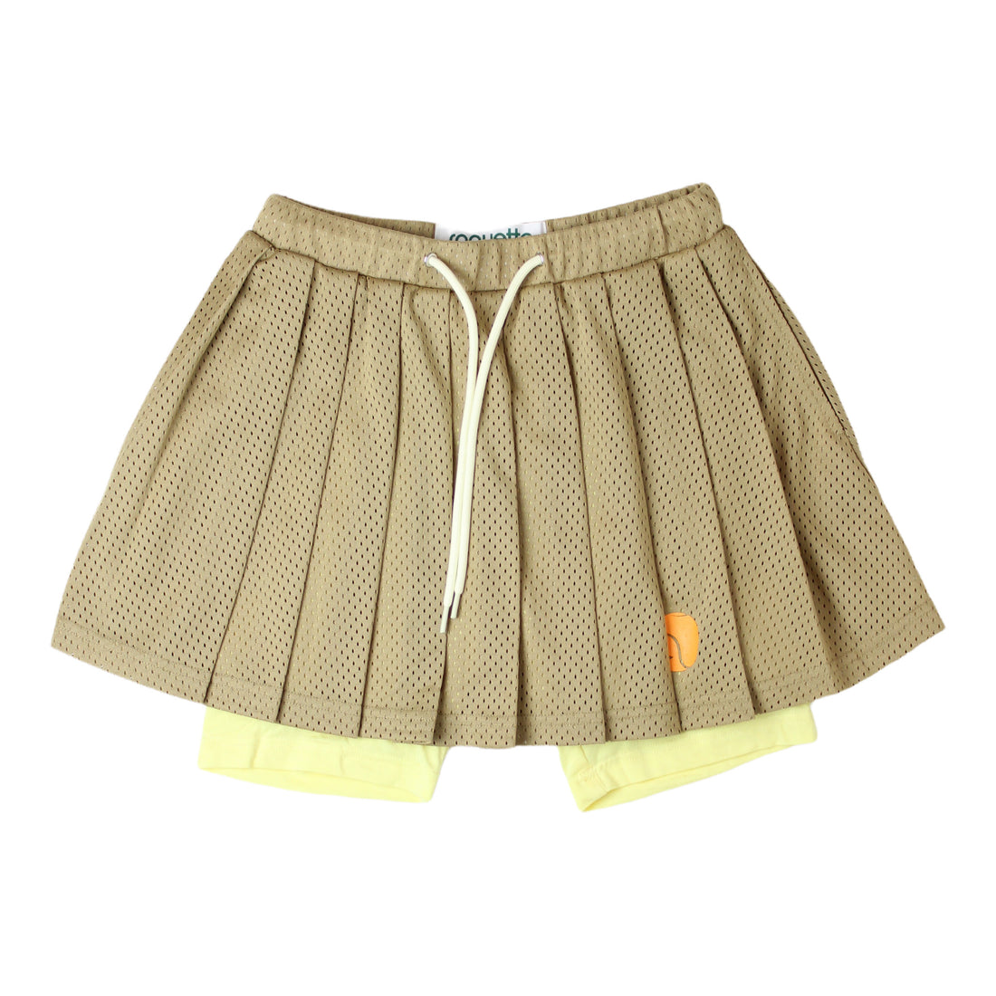 raquette Warm Sand Mesh Tennis Skirt