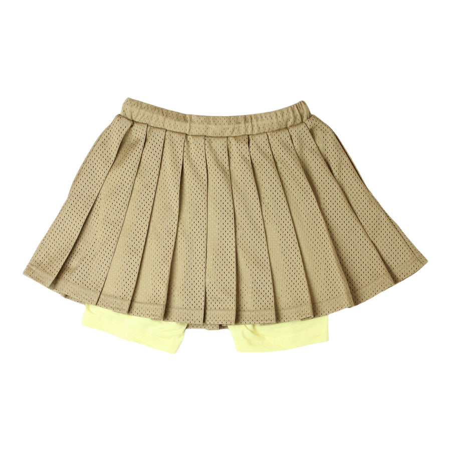 raquette Warm Sand Mesh Tennis Skirt