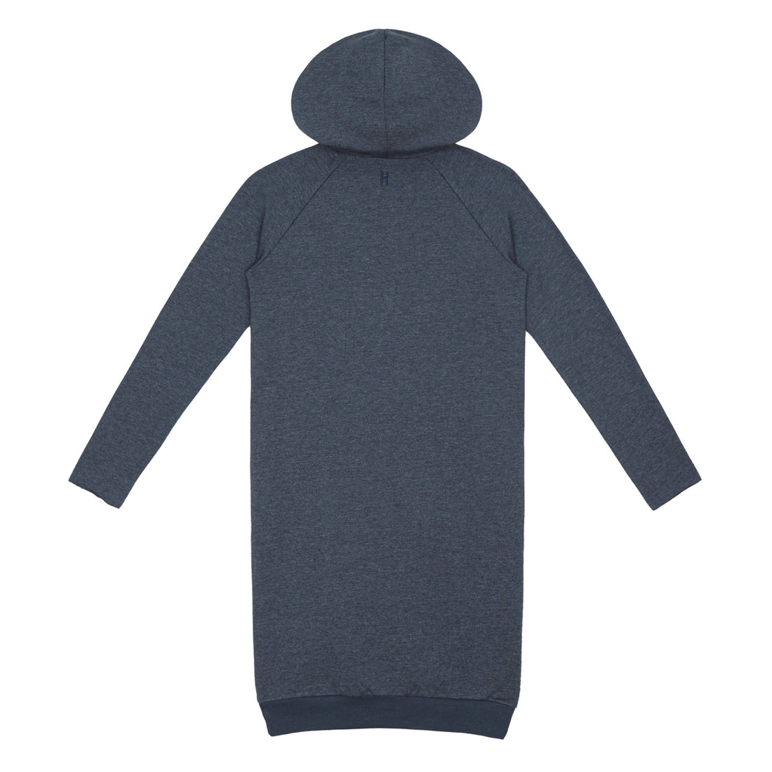 Little Hedonist Midnight Navy Melee Hooded Rudi Sweatdress – Ladida