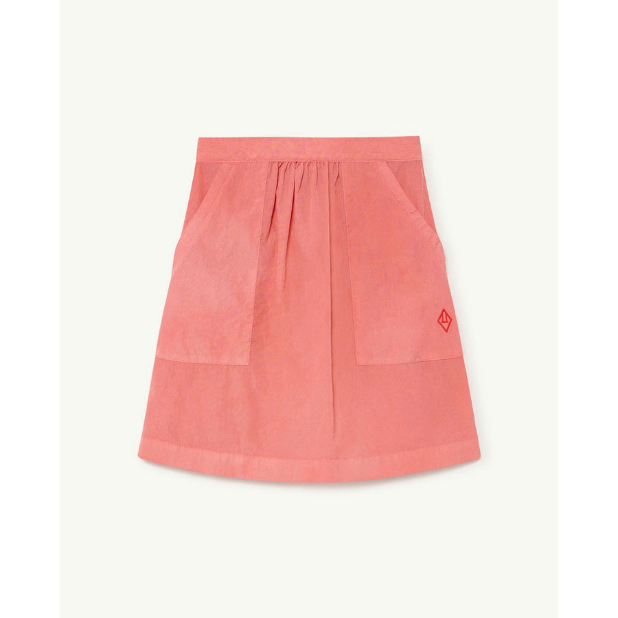 The Animals Observatory Bird Kids Skirt - Pink Logo