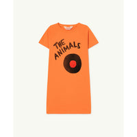 The Animals Observatory Orange Gorilla Kids Dress