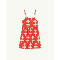 The Animals Observatory Red Otter Kids Dress