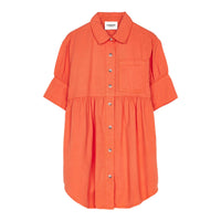 Finger in the Nose Sonya Pop Orange Shirt Dress