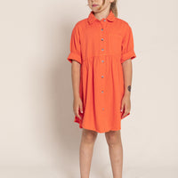 Finger in the Nose Sonya Pop Orange Shirt Dress