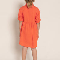 Finger in the Nose Sonya Pop Orange Shirt Dress