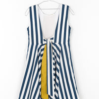 Motoreta Blue/White Stripes Vega Dress